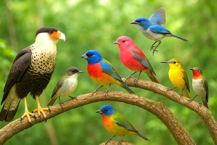 Bird Species native to Mexico