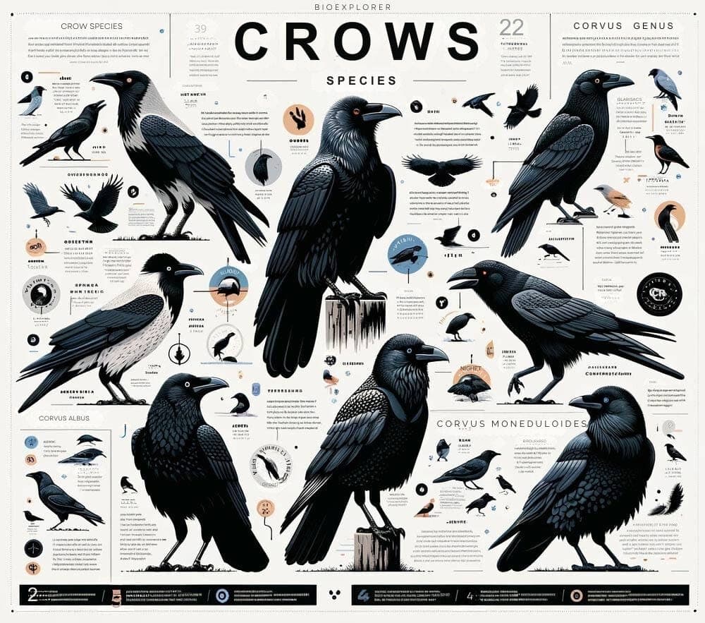 Crow Species (an Inforgraphics) Crow Species (an Inforgraphics)