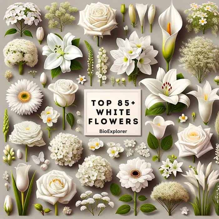 85 Different Types of White Flowers For Your Garden!